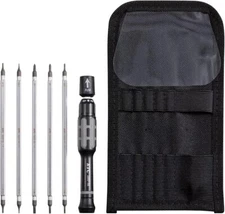 Kyoto Machinery Tools (KTC) Precision ratchet driver set with 5 bits (10 ty