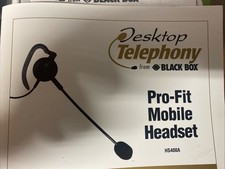 Black Box, Part HS400A, Desktop Pro-Fit Mobile Headset