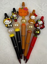 Custom beaded pens. Happy Halloween Gifts. Basket filler. Journal. Teen. Party