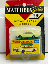 Matchbox No. 45 Ford Corsair with Boat, Blisterpack #1