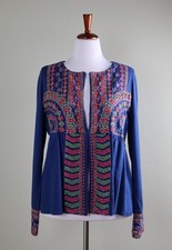 SOFT SURROUNDINGS $130 Embroidered Hook Closu...