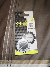 Athletic Works, Golf Ball Poker Chip Markers, 2 Pack, New