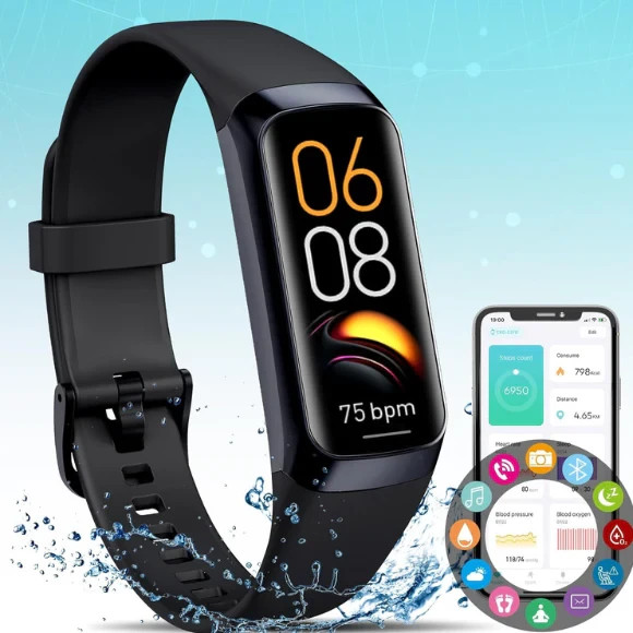 Vital Smart Watch and Fitness Tracker for Men/Women | Sleek Activity Tracker Hea