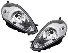 Scheinwerfer für Fiat Punto 2008-2018 H4 Halogen mit LWR Motoren links rechts