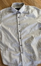 Robert Graham Shirt Mens Med Tailored Fit Flip Cuff Great On White