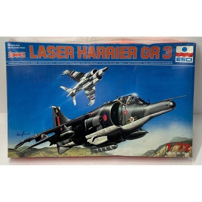 ESCI Laser Harrier GR 3 1/72 Scale Plastic Plane Model Kit 9034  Sealed