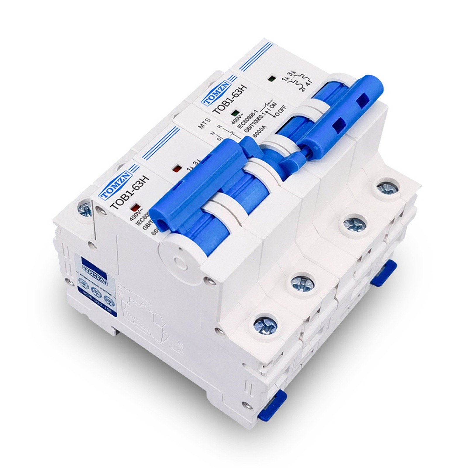 2P+2P   AC Dual  Manual Transfer  Circuit Breaker MCB 50HZ/60HZ, 16A V4R8