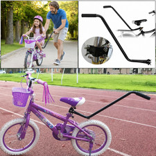 Kids Bike Training Push Handle Safety Pole Bar Balance Control Grip for Bicycles
