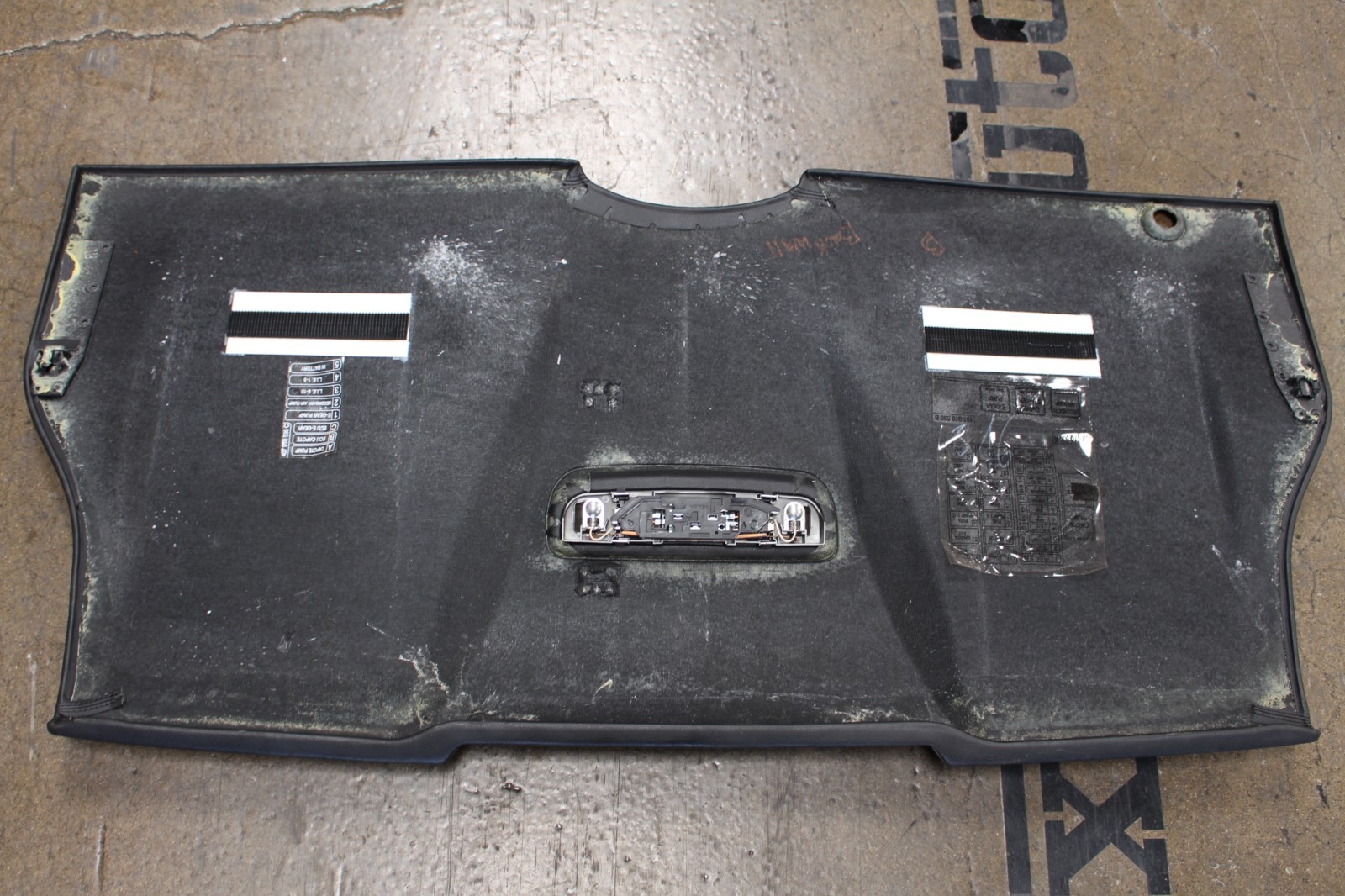 2007 Lamborghini Gallardo, Spyder, Back Wall, Faded, Used, P/N 407868573D