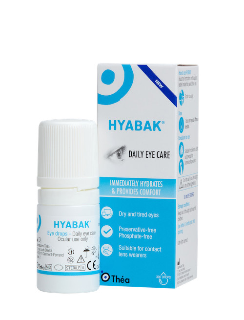 Hyabak Daily Preservative-Free Drops For Dry Eyes 10ml