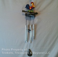 Rooster Wind Direction Windchime 18" Tall