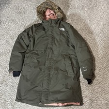 The North Face Parka Jacket Girls' XL 14/16 Green DryVent 550 Down Insulated