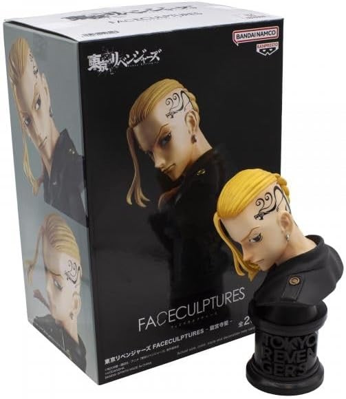 Banpresto Tokyo Revengers Faceculptures Draken Ken Ryuguj Ver.a 11cm Figure