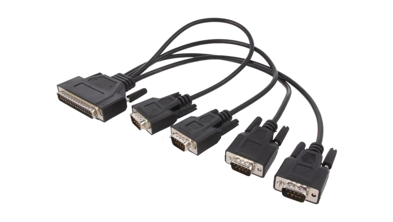 4-Port RS-232 PCIe Communication Card with PCIE-1610B-AE