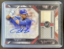 2022 Topps Museum Derrek Lee Single-Player Signature Dual Jersey Auto #/399