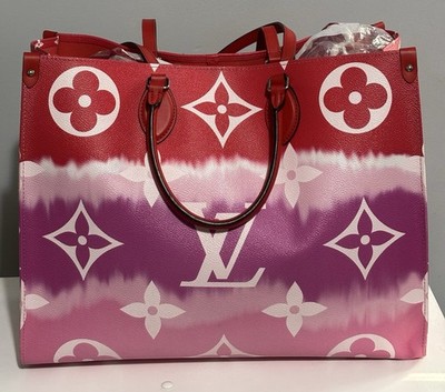 Louis Vuitton OnTheGo GM  By The Pool  - Red/Fuchsia/Pink