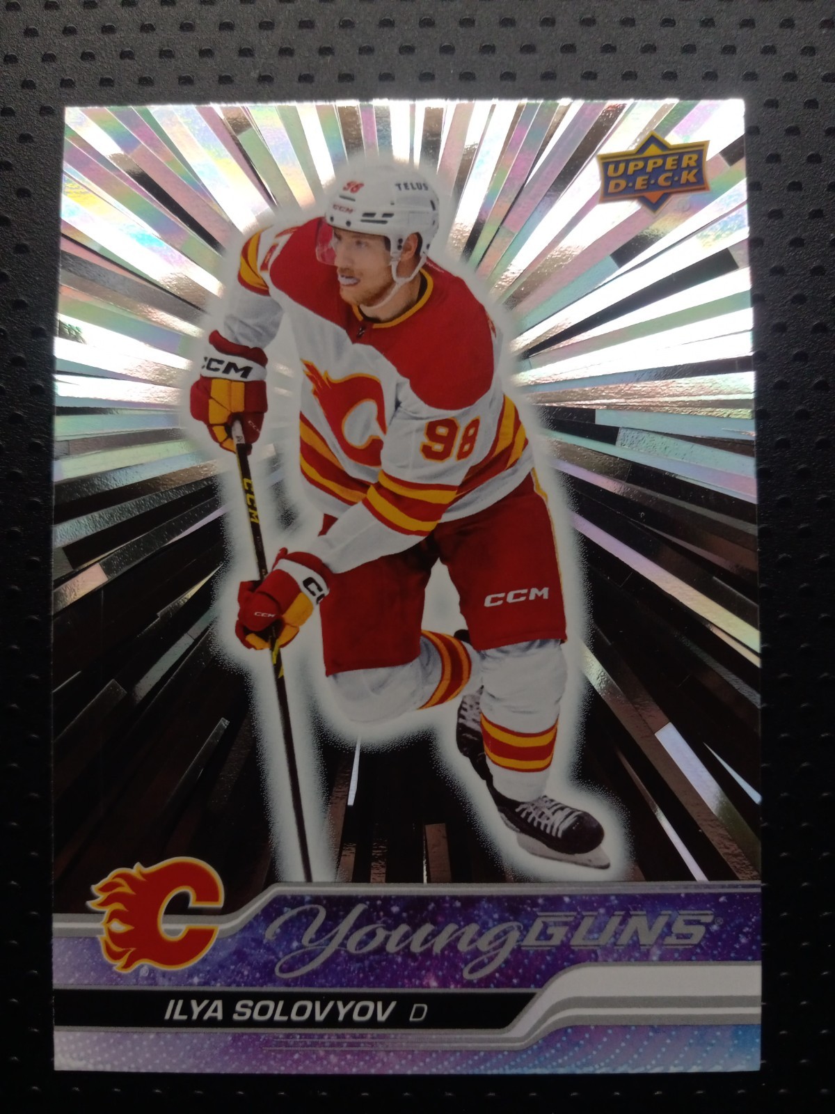 2023-24 Upper Deck Series 2 Young Guns Silver Outburst #493 Ilya Solovyov Rookie