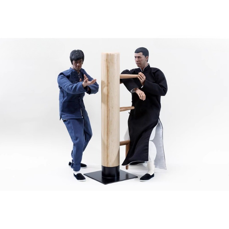 Wing Chun Wooden Dummy Kung Fu Stake Ip Man Handmade Model 28cm Decoration Mini