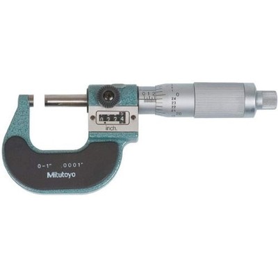 Mitutoyo 193-211 Digimatic Outside Micrometer 0-1 Inch Range 0.0001 Accuracy