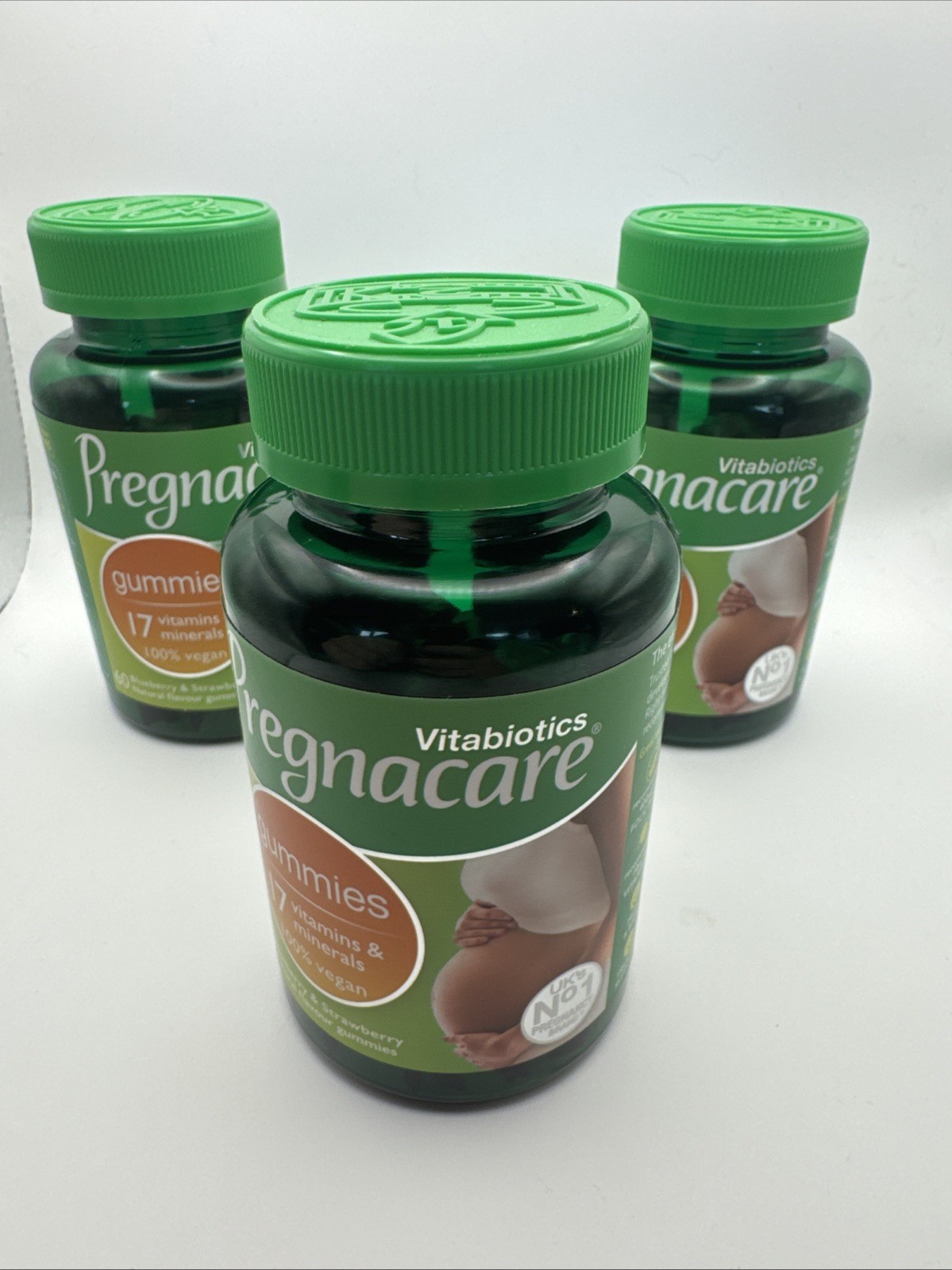 Vitabiotics Pregnacare Chewable Vitamin & Minerals Natural Supplement Gummies x3