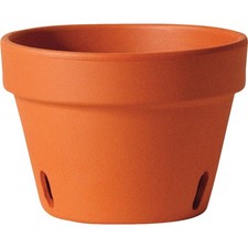 Deroma 6 In. Orchid Clay Pot M8990PZZ Deroma M8990PZZ 726232761709 Terracotta