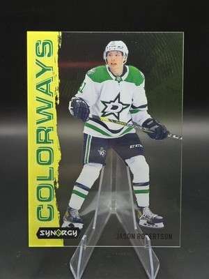 2024-25 Upper Deck Synergy Colorways Jason Robertson #L-21 Neon Yellow