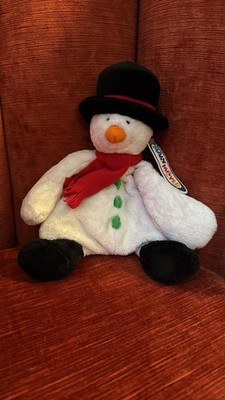 Mary Meyer Plumpkins Schneemann Plüsch 12 Zoll wunderschönes Sammlerstück selten