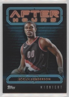 2023-24 Topps Midnight After Hours Scoot Henderson #AT-18 Rookie RC 3hd