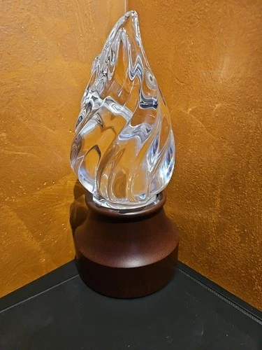 Steuben Torch of Strength crystal sculpture. Steuben Torch of Strength...