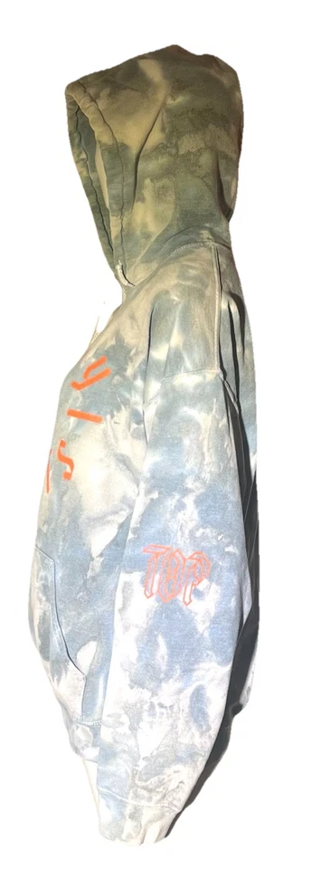 Twenty One Pilots Pullover Sudadera con Capucha Talla L Gris/Blanco Tie Dye Street Skate Foto 3 de 4