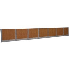 ATD Models Timber Fence with Concrete Posts (Brown) Card Kit - OO Gauge