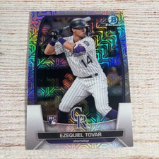 2023 Bowman Chrome Mega Box Mojo Refractor RC Ezequiel Tovar #15