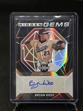 2021 Panini Elite Extra Edition Bryan Woo Hidden Gems Autograph #HG-BW Baseball