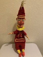 Fabulous Punch  Judy ' Mr Punch ' Puppet , Hand Made  Painted. Free P P.