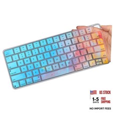 Keyboard Cover Skin Colorful iMac 24 Inch with M4 /M3 /M1 Chip with Touch ID
