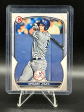 2023 Bowman Spencer Jones Rookie Card RC #BP-139 New York Yankees Prospect. rookie card picture