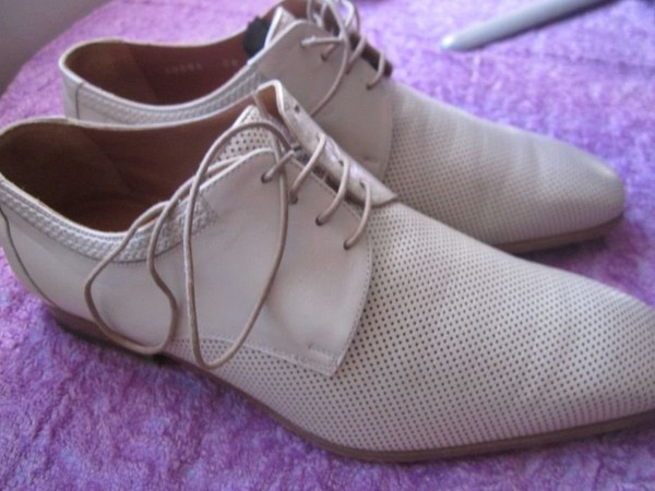 Men Moreschi Heels Beige Leather 39