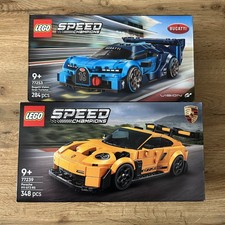 Lego Speed Champions 77253 Bugatti Vision GT 77239 Porsche 911 GT3 RS