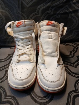 Nike Dunk High Retro SZ 9.5 White Picante Red White DV0828-100