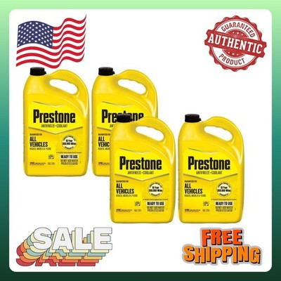 4P Prestone  Universal Antifreeze + Coolant, 50/50 Prediluted, Extended Life, 1G