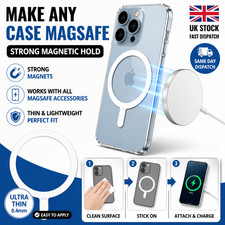 MagSafe Sticker Ring Magnetic Adapter iPhone Samsung Case Converter Strong Hold