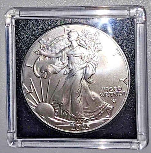 2025 American Silver Eagle, 1 oz UNC, MS, FREE SHIPPING -1