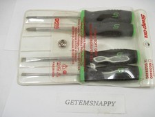 Snap On 4pc Mini Green Handle Screwdriver Set Wcase Sgdx40g New Snap On 4pc Mini Green Handle Screwdriver Set Wcase Sgdx40g New