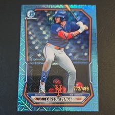 Bowman 2025 Chrome Prospects Carson Benge Mojo Refractor /499 BCP-111