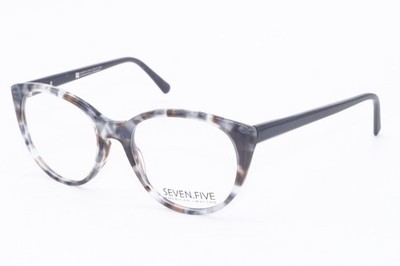 NEW SEVEN FIVE BECCA BROWN GREY TORT AUTHENTIC DESIGNER FRAMES EYEGLASSES 52-17