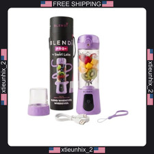 Portable Blender 17.5oz Purple with 120W Motor and Stainless Steel Blades