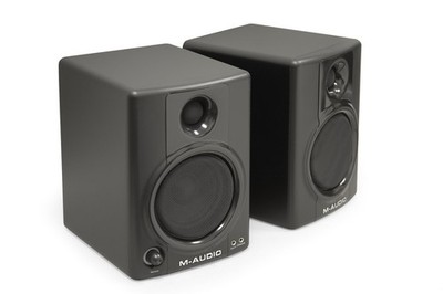 M-AUDIO AV 40 POWERED STUDIOPHILE STEREO SPEAKER MONITORS SET PAIR