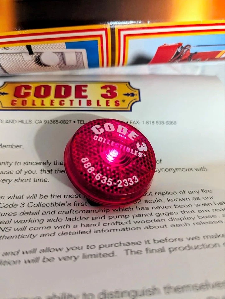 Mint Code 3 Collectibles Advertising Poster Diamond Plate Ed 1 FDNY Engine 88 - Image 3 of 4