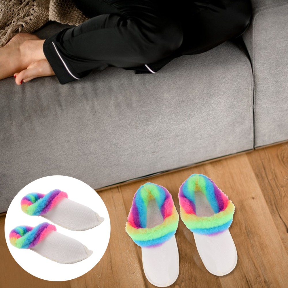 APL Copertura termica signorina pelliccia inserto scarpe ciabatte donna