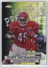 2005 Topps Chrome Pro Bowl Premium Relics Tony Richardson #PBP-TR 1h0p